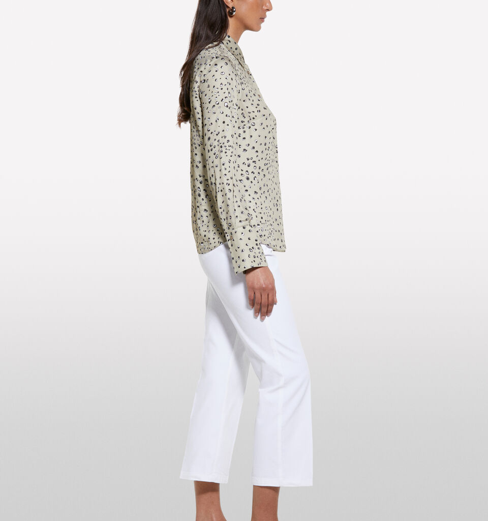 Hose flare fit in Weiß - flare hosen für damen - Weiss | Sisley image number 2